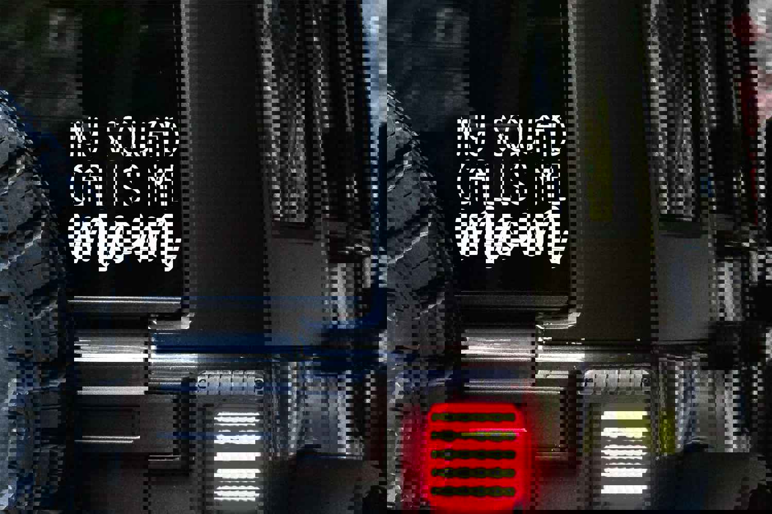 My Squad Calls Me Mom Car Decal