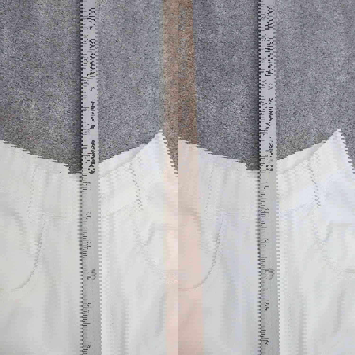 Reebok Women's W26 White High Rise Athletic Shorts with Logo