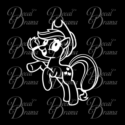 Applejack My Little Pony Vinyl Car/Laptop Decal