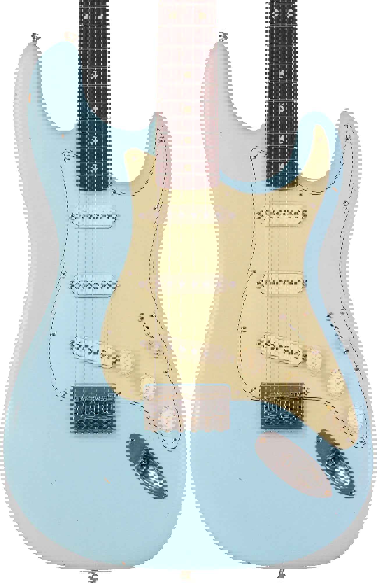 Nash S-63 Guitar - Sonic Blue, Hard Tail, Light Aging