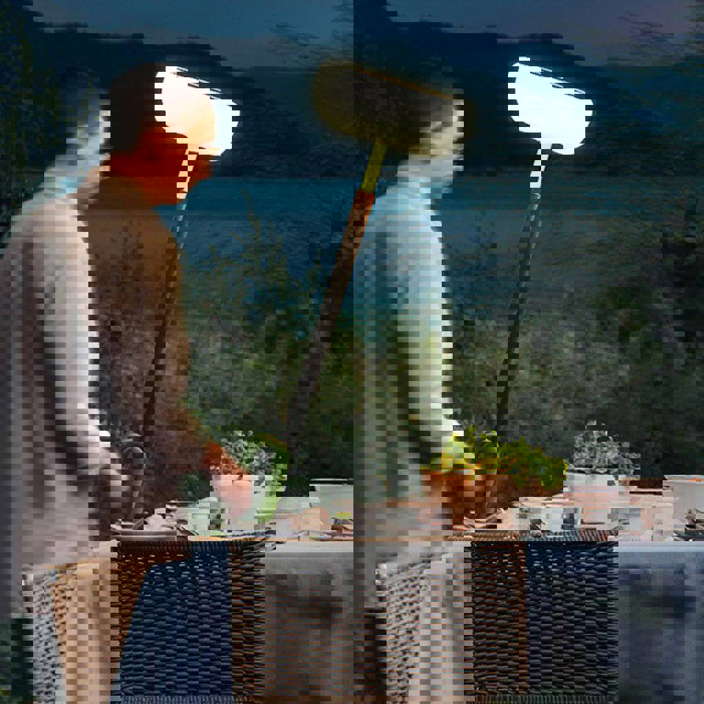 Portable Solar Outdoor Floor Lamp for Lawn BBQ Party Camping Activities