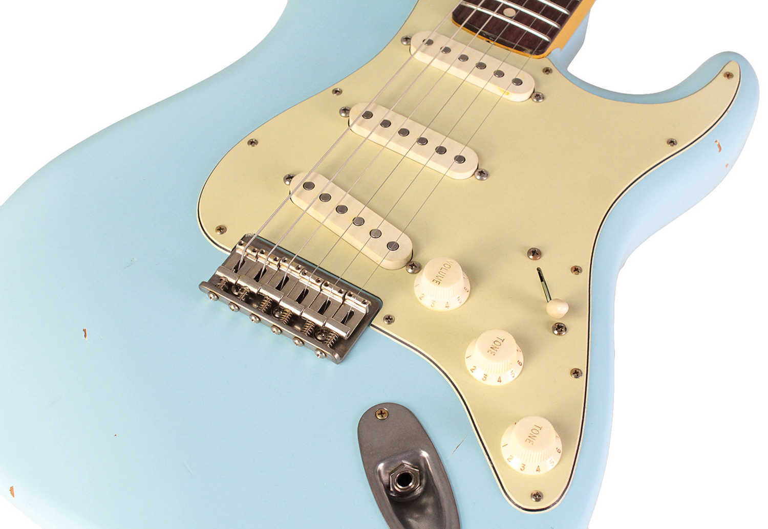 Nash S-63 Guitar - Sonic Blue, Hard Tail, Light Aging