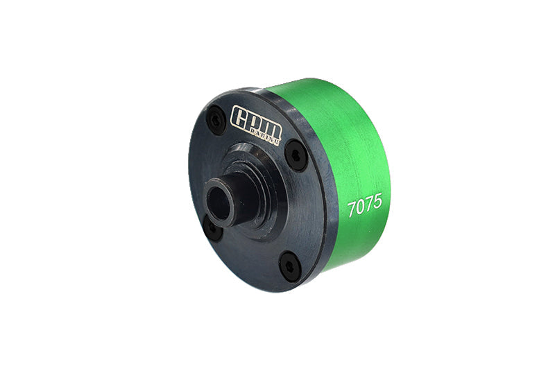 Medium Carbon Steel + Aluminium 7075-T6 Differential Case for Arrma 1:7 and 1:8 R/C Car Models - Green