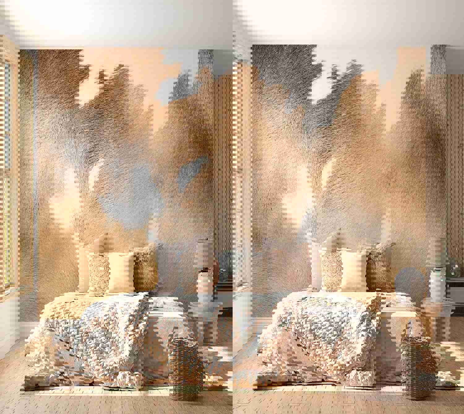 Peel & Stick Wall Mural - Cow Patches - Removable Wall Decals