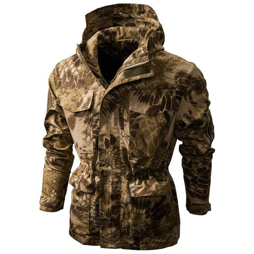 Men's Camouflage Tactical Hooded Jacket - Outdoor Casual Wear