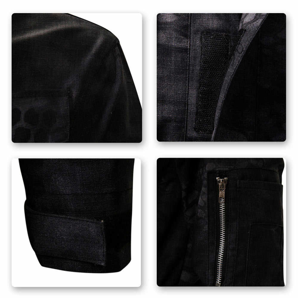 Men's Camouflage Tactical Hooded Jacket - Outdoor Casual Wear