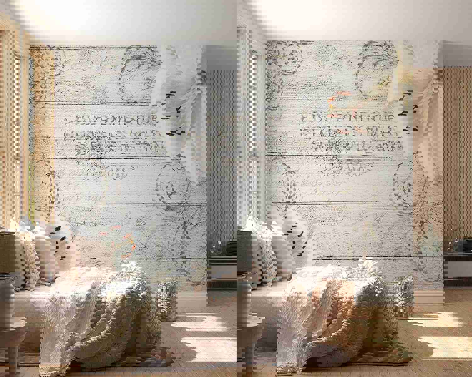 Peel & Stick Floral Wall Mural - Bonne Nouvelle - Removable Wall Decals