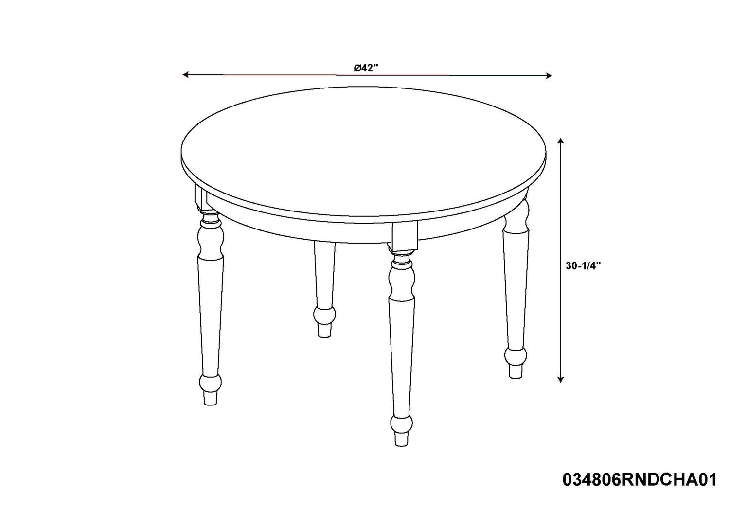 Shairaz Rectangular Dining Table & 4 Side Chairs - Weekly or Monthly Option