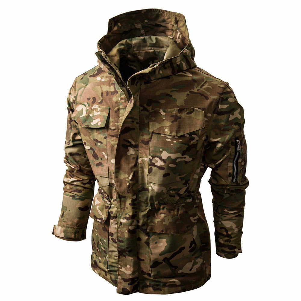 Men's Camouflage Tactical Hooded Jacket - Outdoor Casual Wear