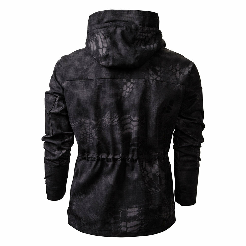 Men's Camouflage Tactical Hooded Jacket - Outdoor Casual Wear