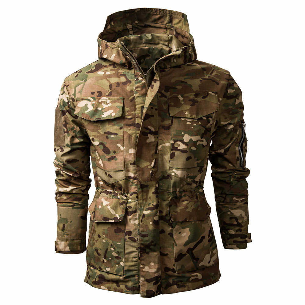 Men's Camouflage Tactical Hooded Jacket - Outdoor Casual Wear