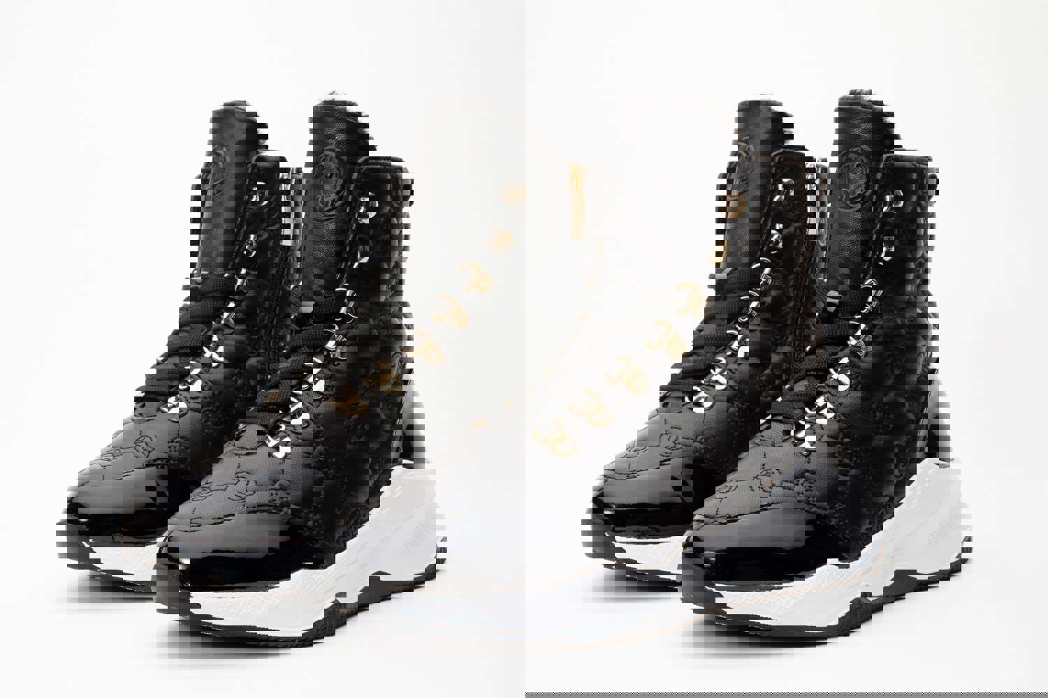 Cambridge Black Quilted Leather Ankle Women Boot