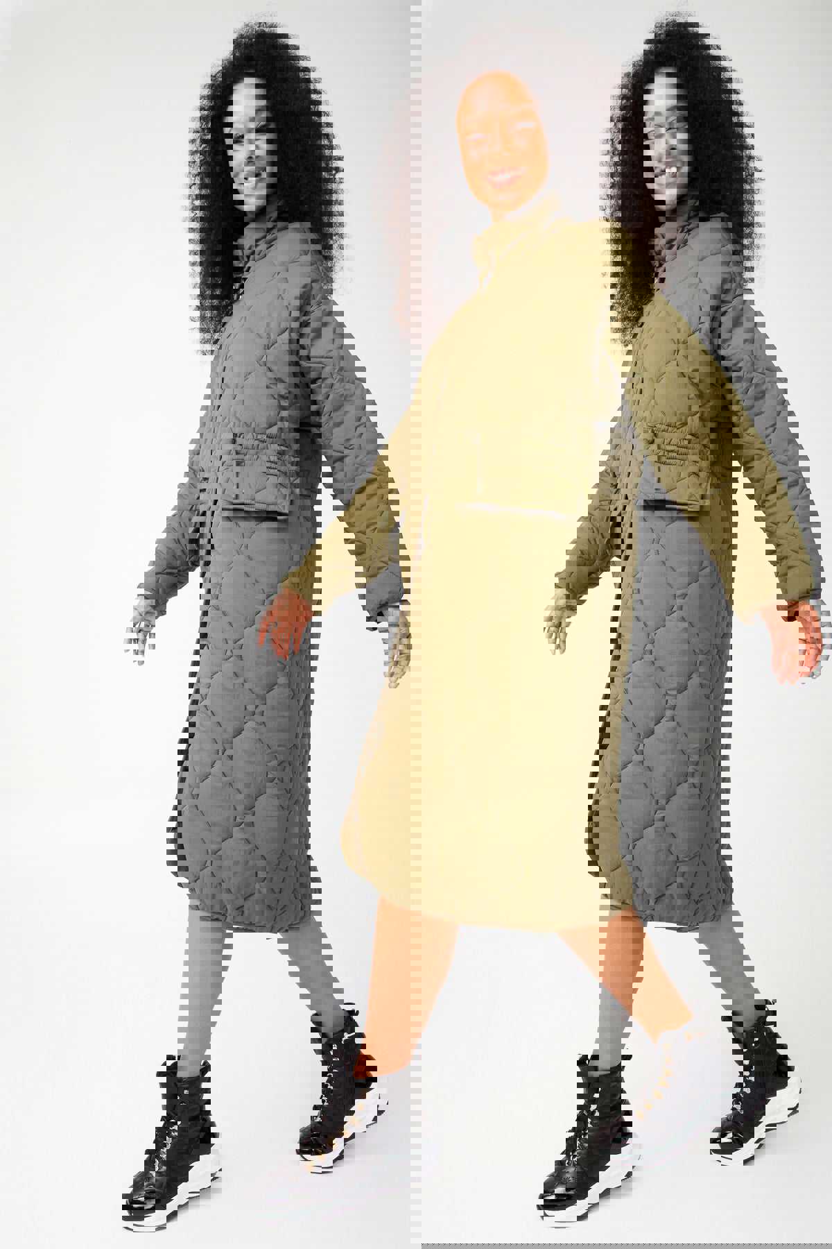 Cambridge Black Quilted Leather Ankle Women Boot