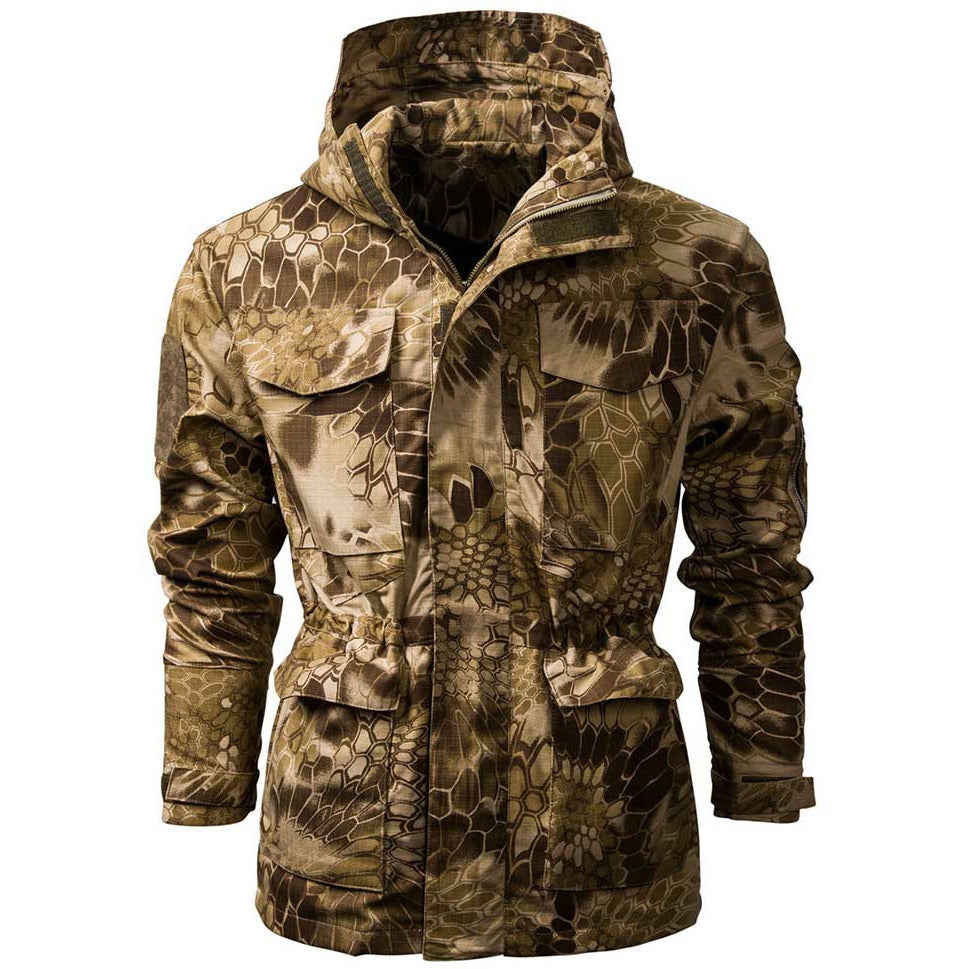 Men's Camouflage Tactical Hooded Jacket - Outdoor Casual Wear