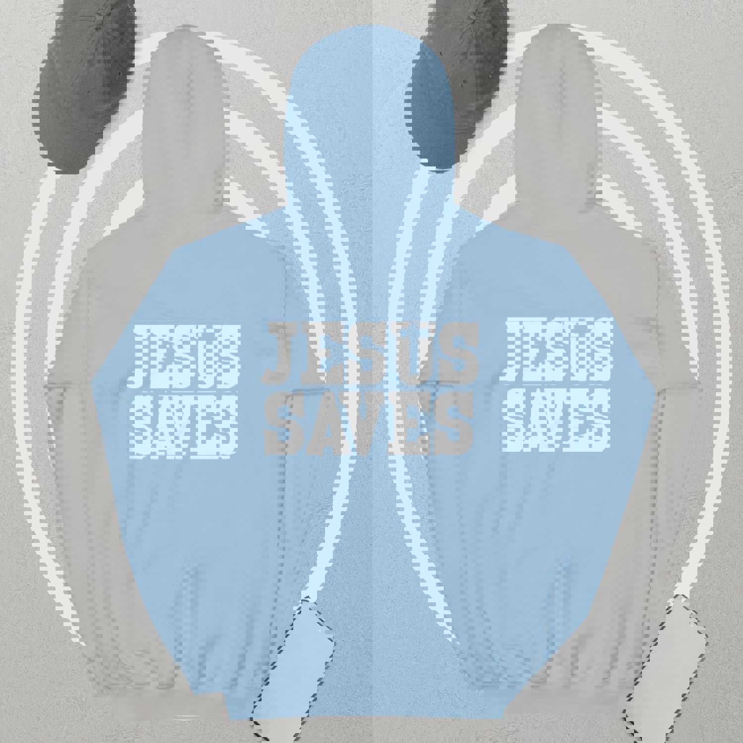 Christian Jesus Saves Two Sided Womens Hoodie