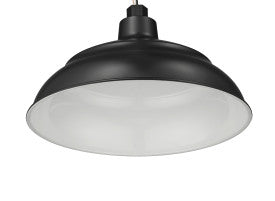 Millennium Lighting LED R Series Outdoor 14 RLM Warehouse Shade, Satin Black