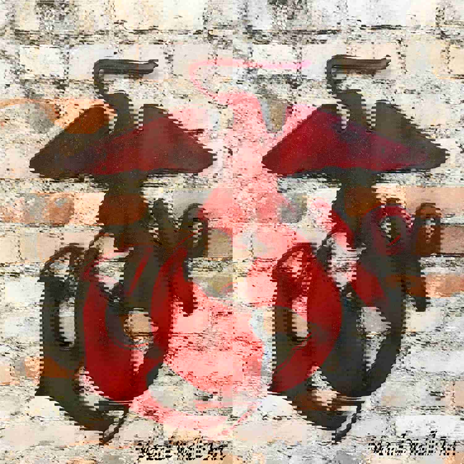 Marines Symbol - Handmade Metal Wall Art for Home Decor - Customizable Size & Color - Free Shipping