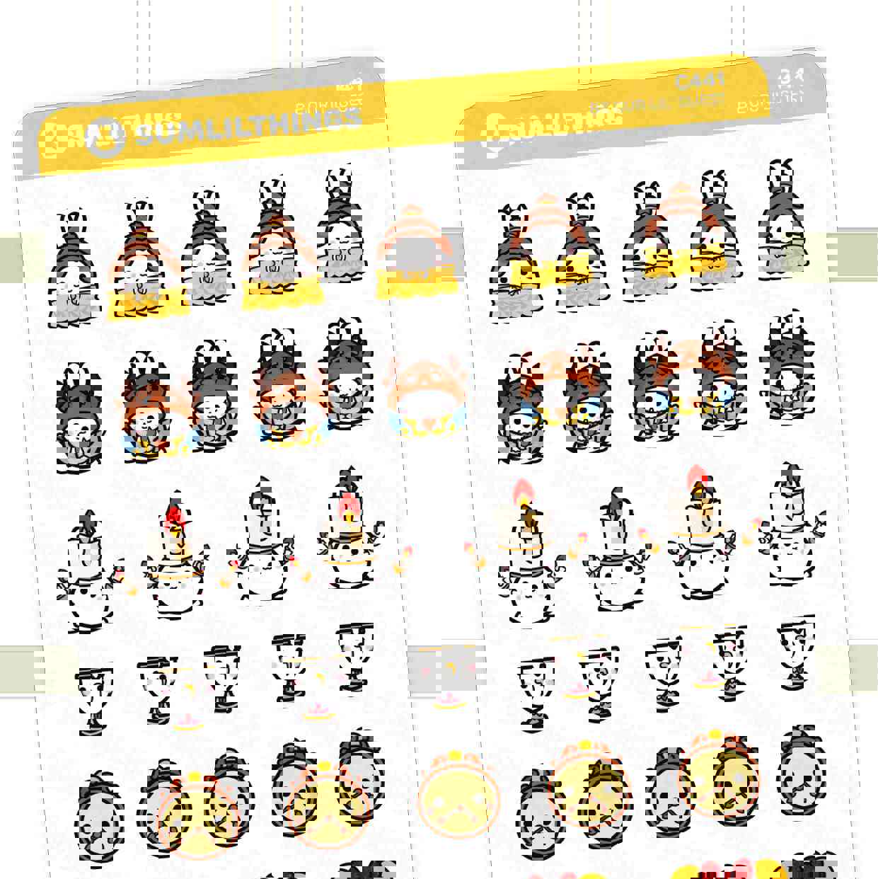 Be Our Lil Guest Stickers - Hand-Drawn Artwork for Planners & Journals