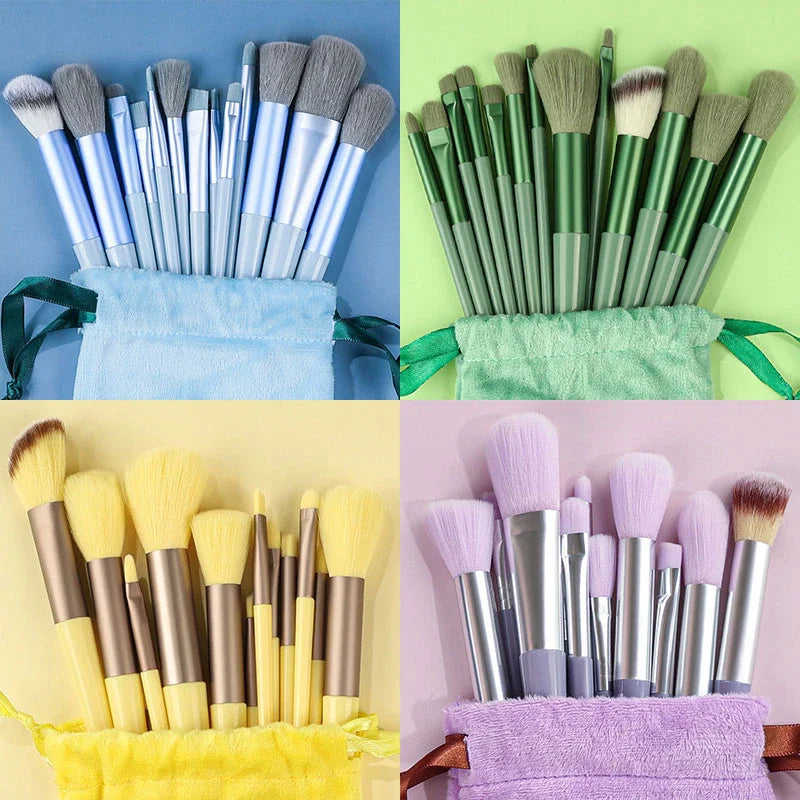 13pcs Makeup Brushes Set - Soft and Fluffy Concealer Brush for Women