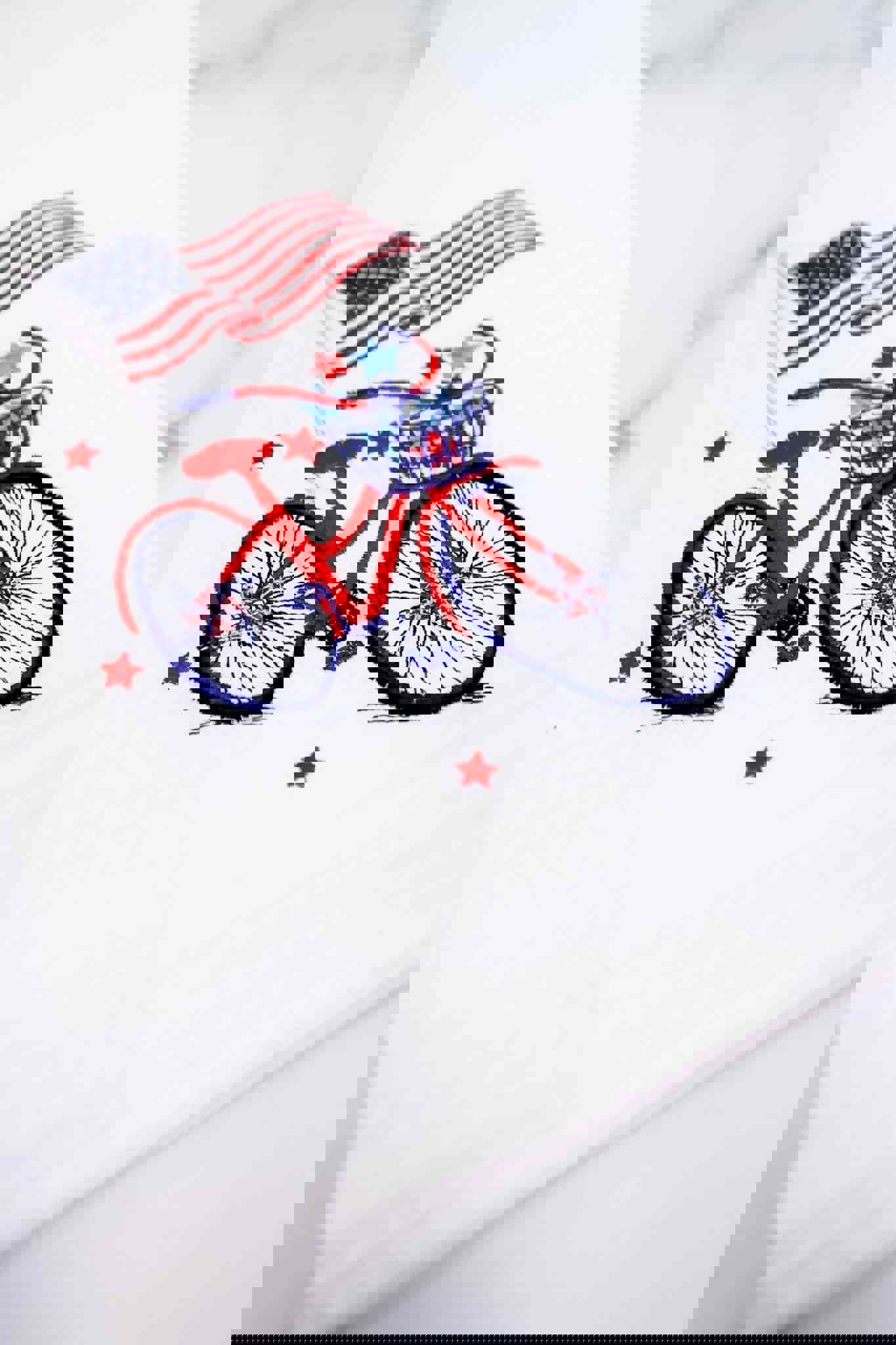 Patriotic Bike Kitchen Towel