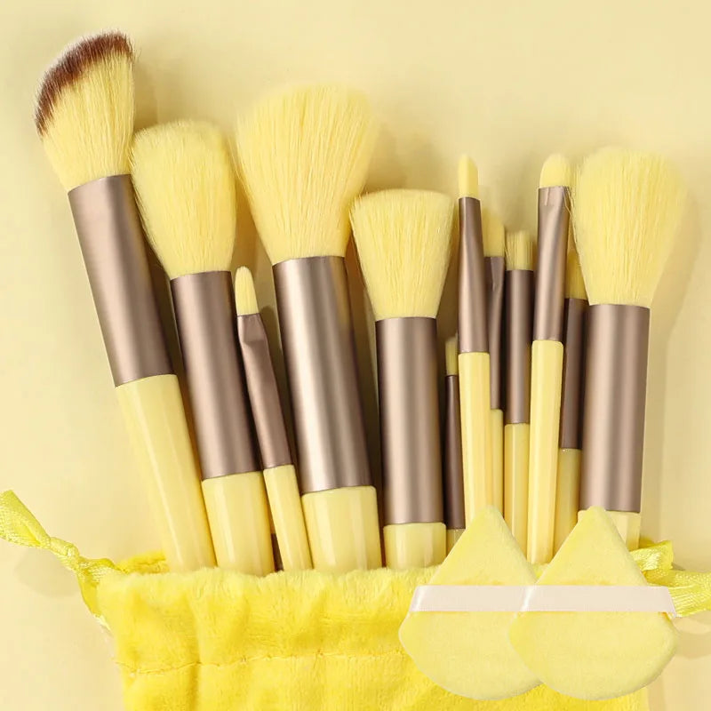 13pcs Makeup Brushes Set - Soft and Fluffy Concealer Brush for Women