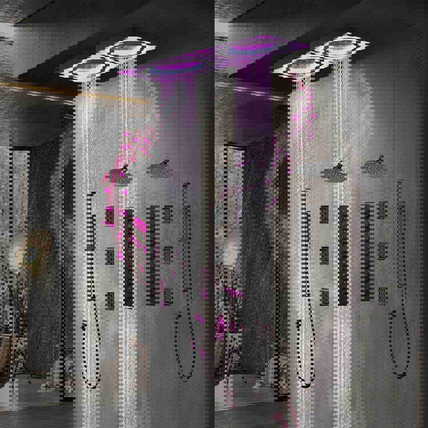 47IN Complete Luxury Dual Shower LED Music System