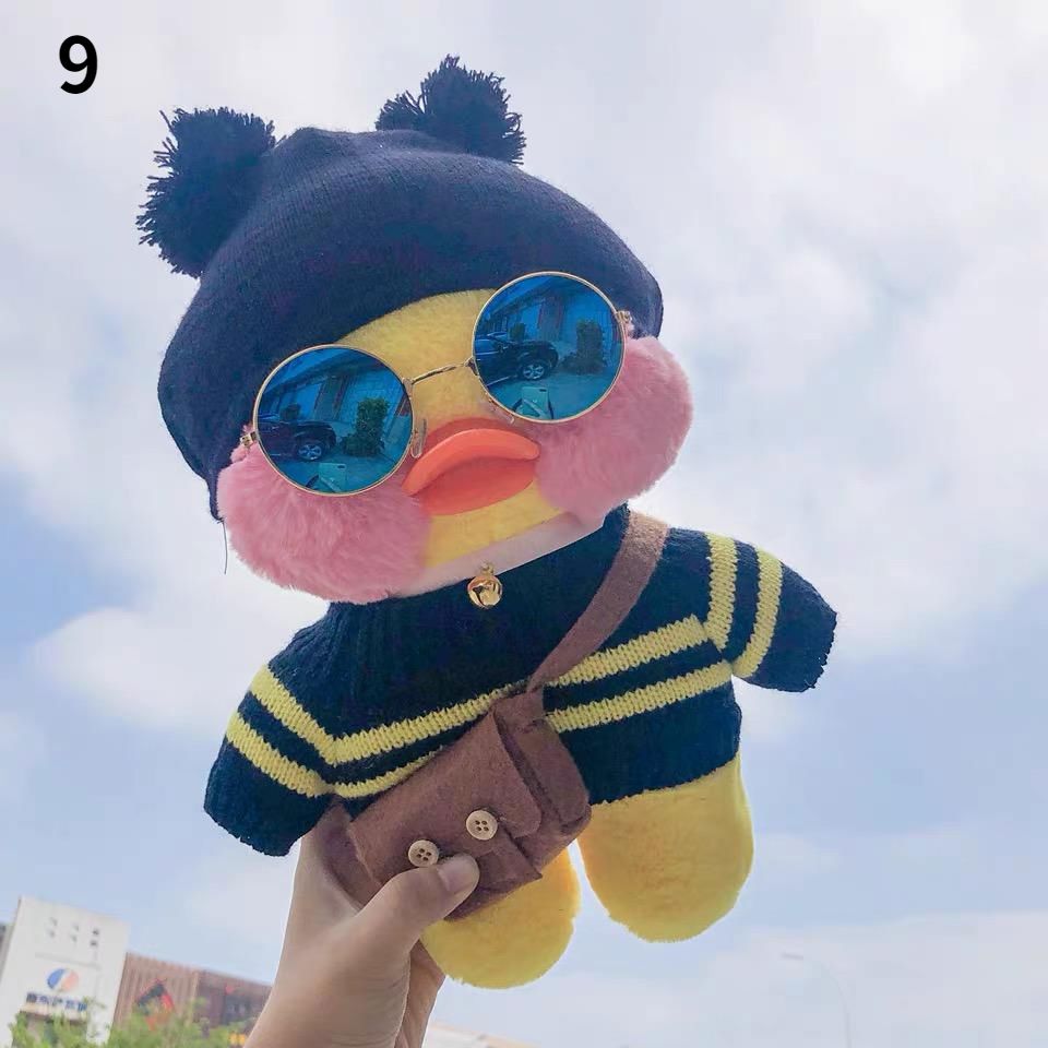 Kawaii LaLafanfan Cafe Yellow Duck Plush Toy - Perfect Birthday Gift for Girls