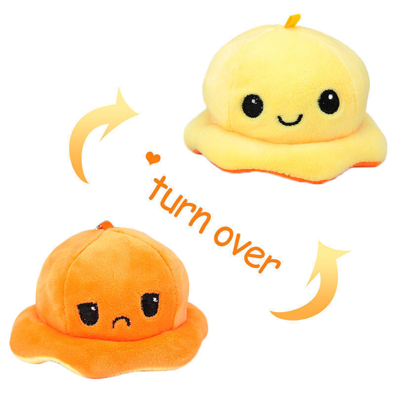 Flip Octopus Doll Pendant Plush Toy Keychain