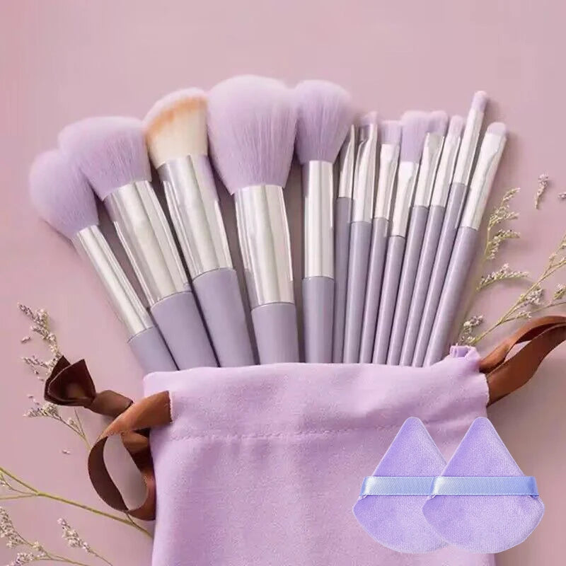 13pcs Makeup Brushes Set - Soft and Fluffy Concealer Brush for Women
