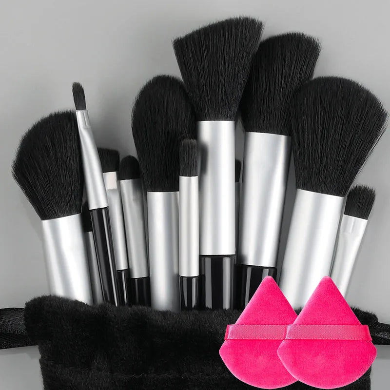 13pcs Makeup Brushes Set - Soft and Fluffy Concealer Brush for Women