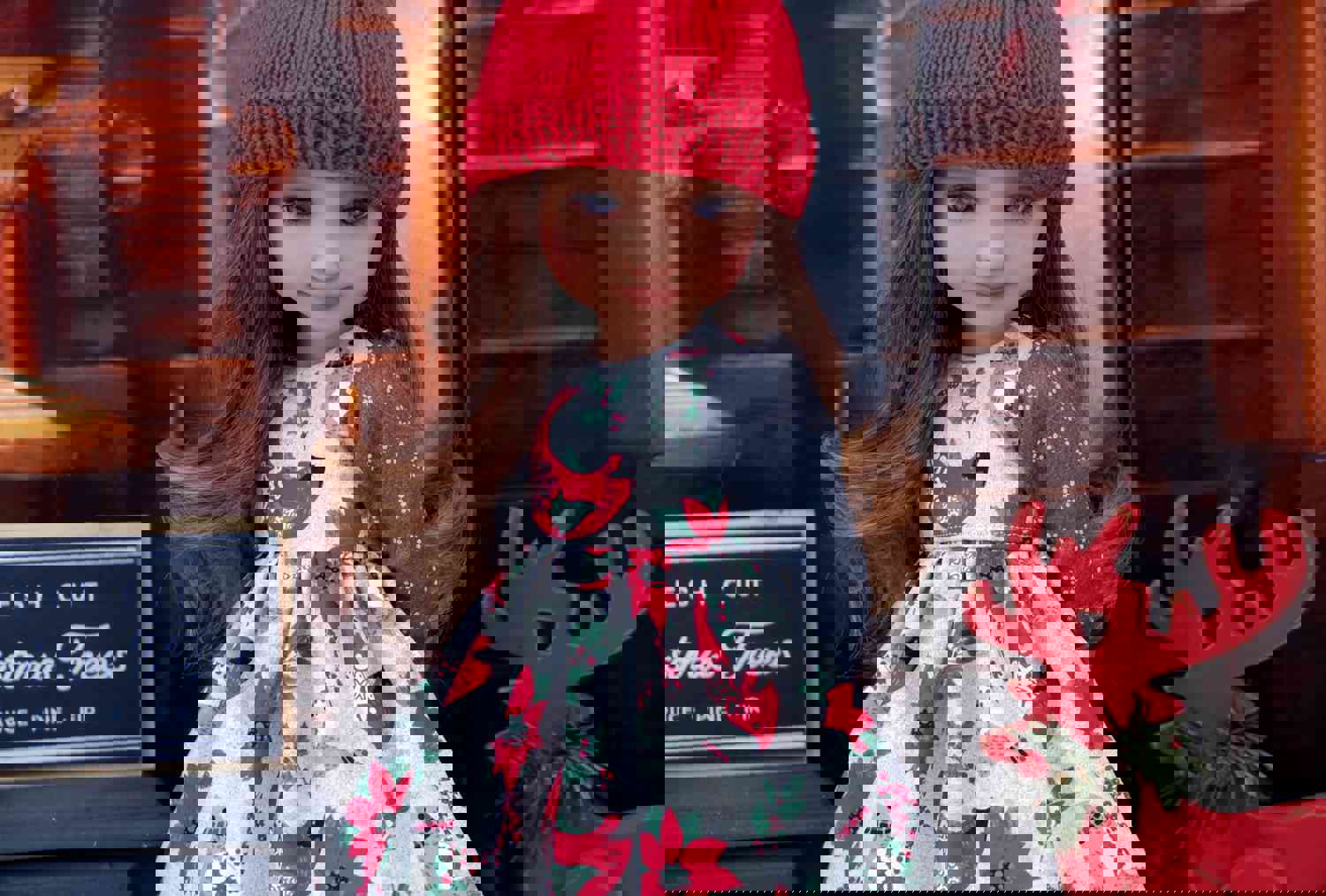 Nordic Cardinal Dress Ensemble with Boots for Ruby Red Fashion Friends Doll