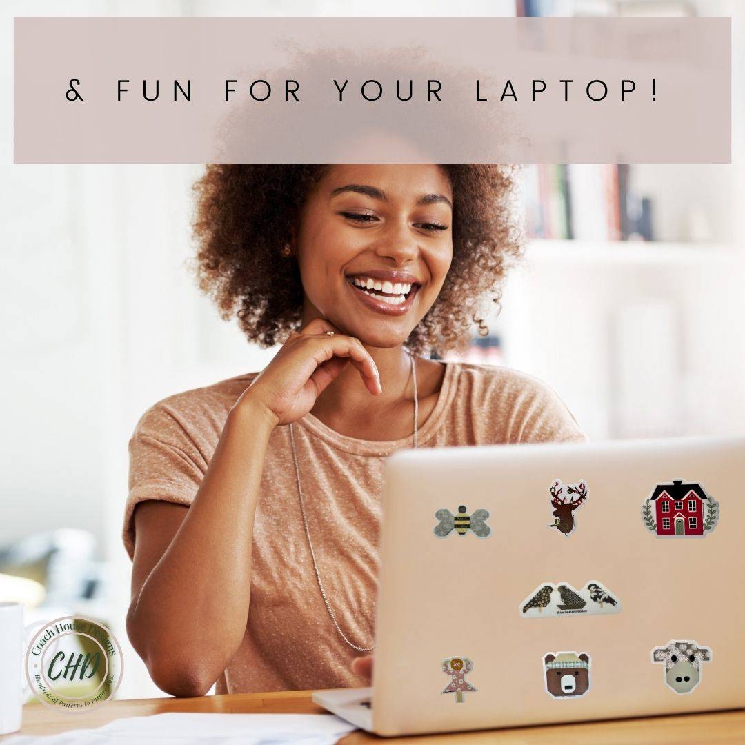 2 Waterproof Stickers - Cute and Durable Vinyl Decals