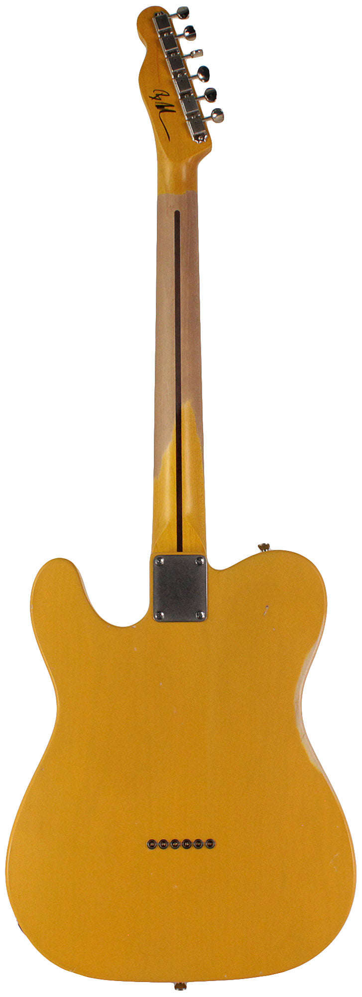 Nash T-2HB Guitar, Butterscotch Blonde, Light Aging - Classic Telecaster with Lollar Humbuckers