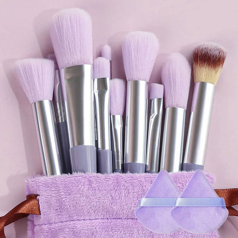 13pcs Makeup Brushes Set - Soft and Fluffy Concealer Brush for Women