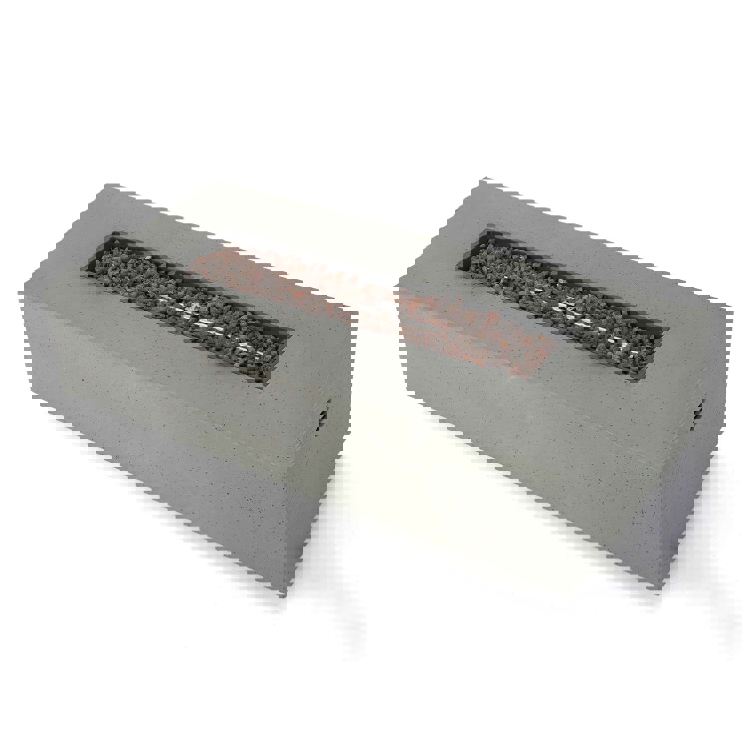 Crested Bay 5pc Modern Outdoor Aluminum Sofa & Chairs Set With Fire Pit