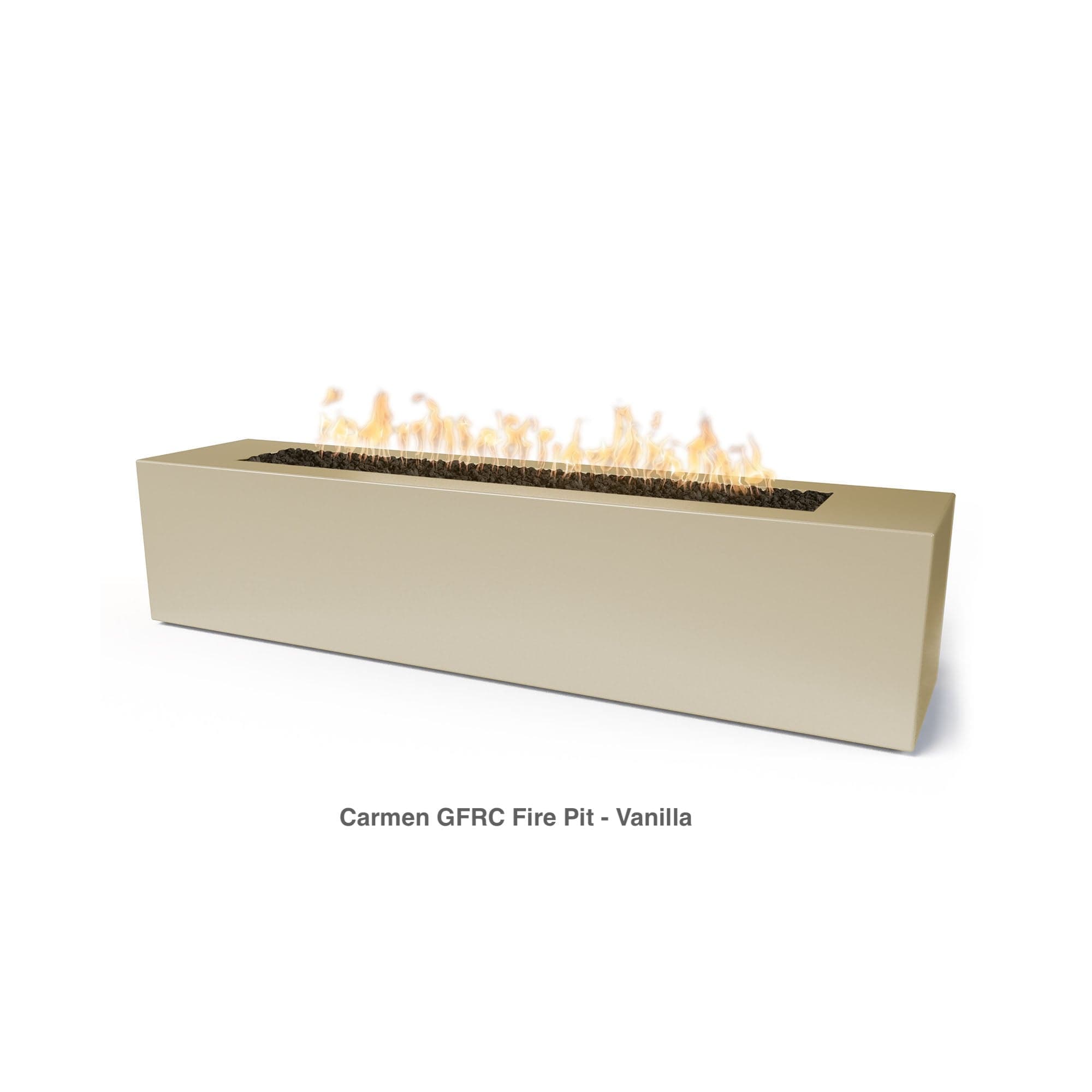 The Outdoor Plus 72 Rectangular Carmen Fire Pit - GRFC & Metal Collection