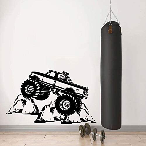 Trucks Vinyl Wall Sticker Wall Decal - Wheels Cars Monster Truck Toy Car Ride