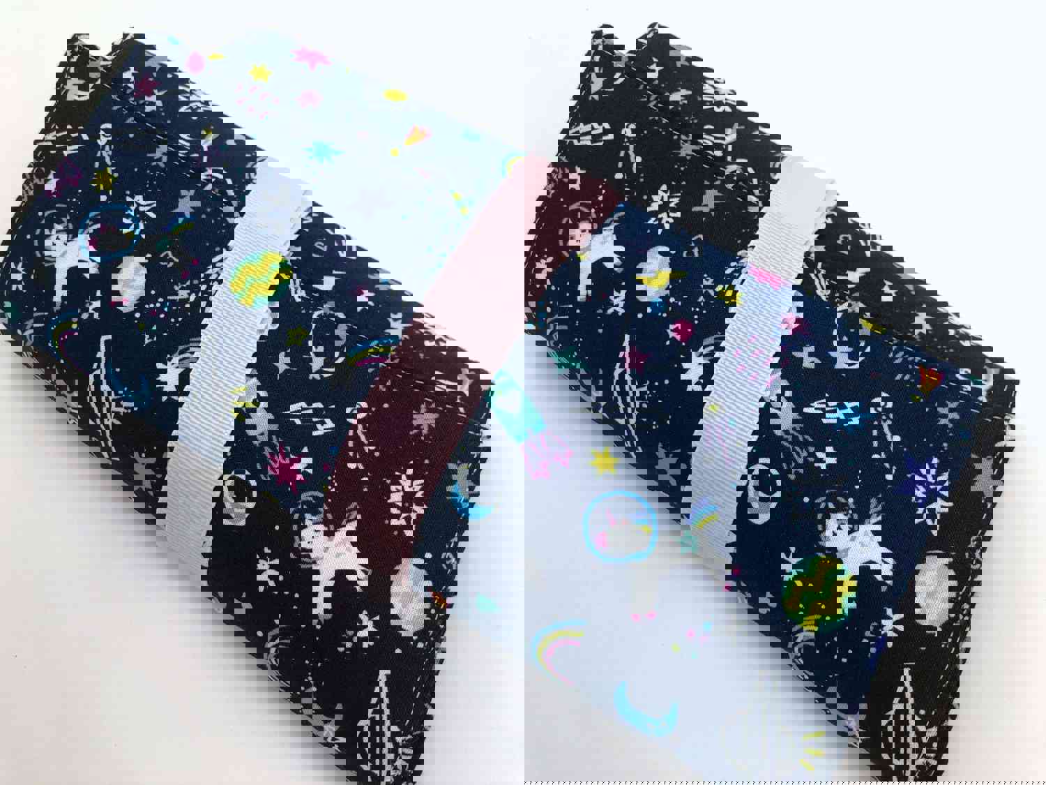 Creative Crayon Wallet - Unicorns & Outer Space Chalk Board Roll Up for Toddlers