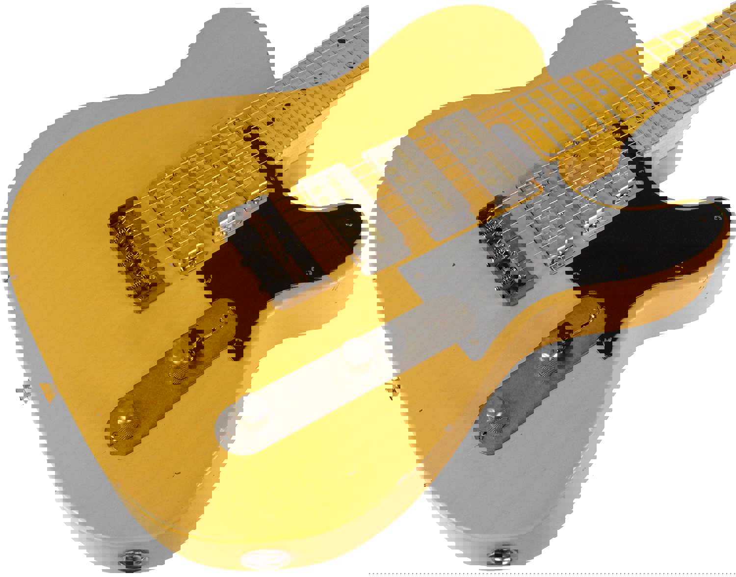 Nash GF-3 Gold Foil Guitar, Butterscotch Blonde, Light Aging