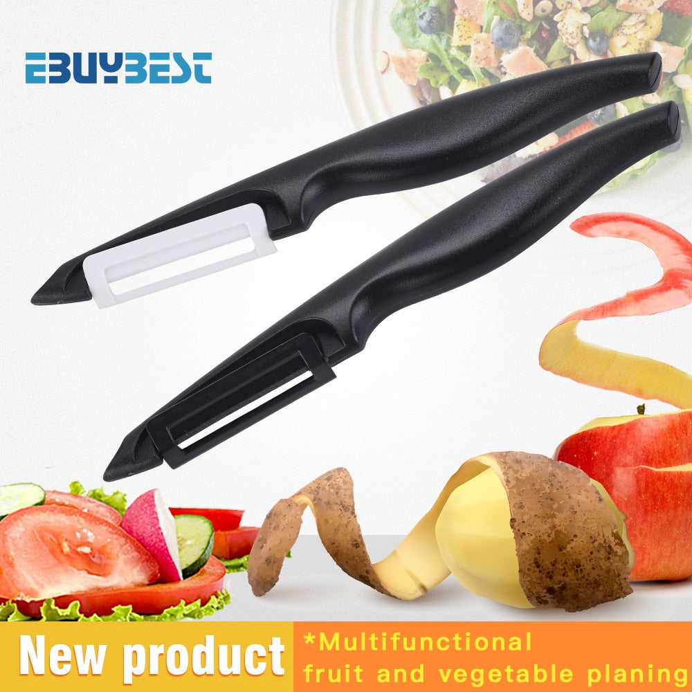 Antioxidant Ceramics Potato Peeler - Multi-Color Handle Kitchen Gadget