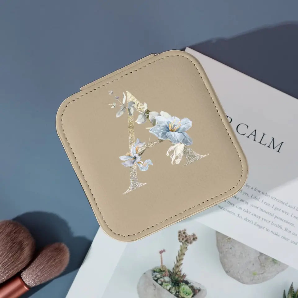 Custom Initials Jewelry Box Jewelry Organizer For Mom Mothers Day Gift For Bridesmaid