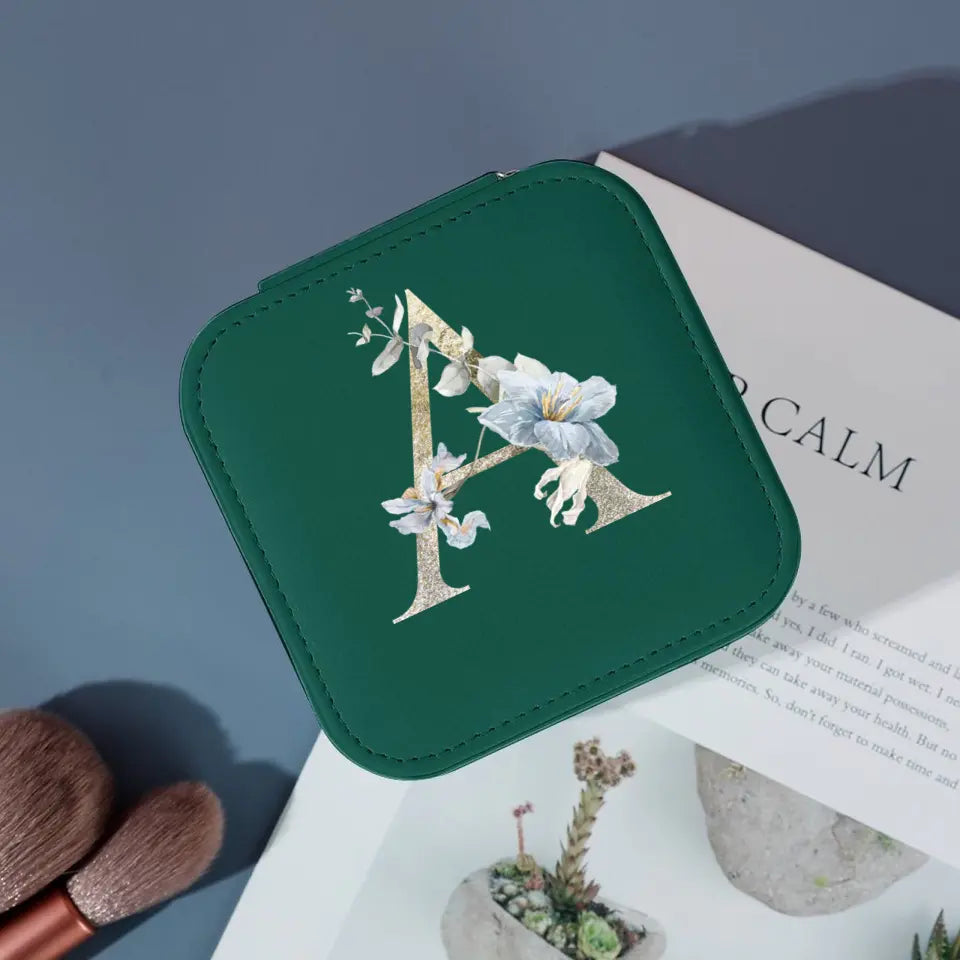 Custom Initials Jewelry Box Jewelry Organizer For Mom Mothers Day Gift For Bridesmaid