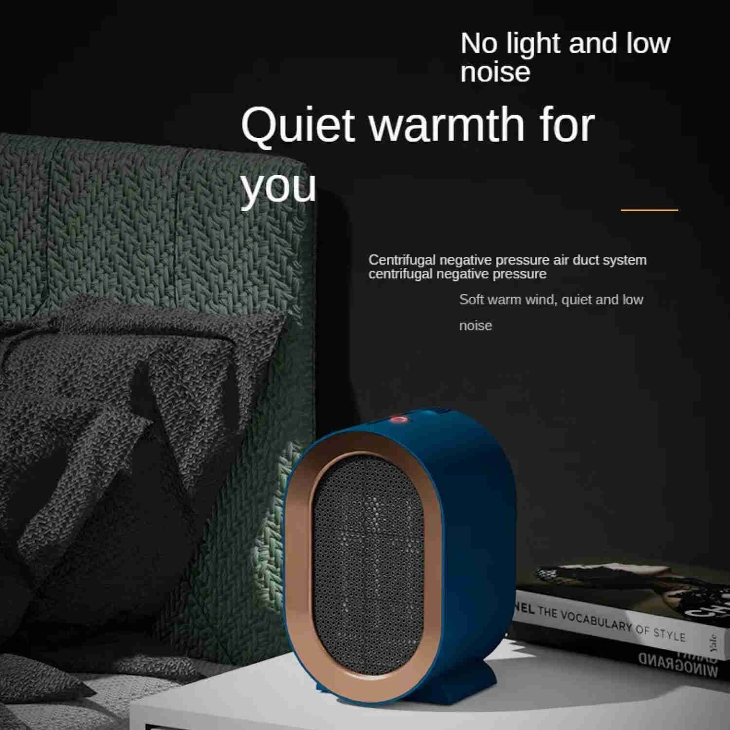 Small Energy Efficient Space Room Electric Heater Portable Low Energy Power Saving