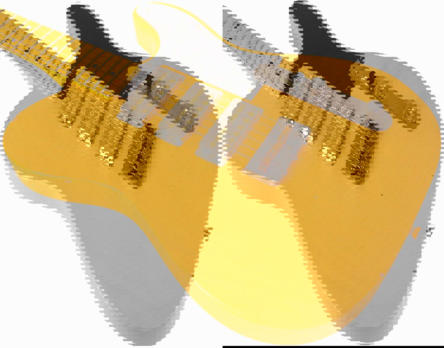 Nash GF-3 Gold Foil Guitar, Butterscotch Blonde, Light Aging