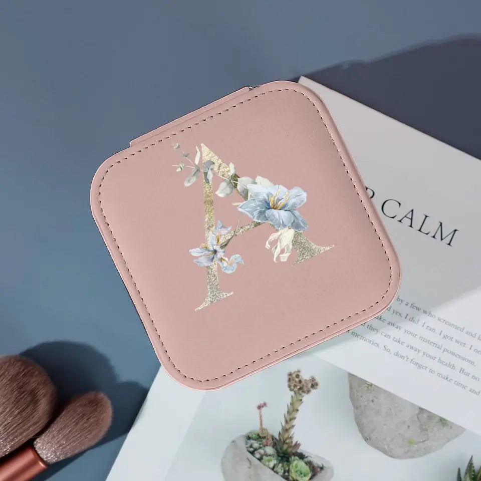 Custom Initials Jewelry Box Jewelry Organizer For Mom Mothers Day Gift For Bridesmaid