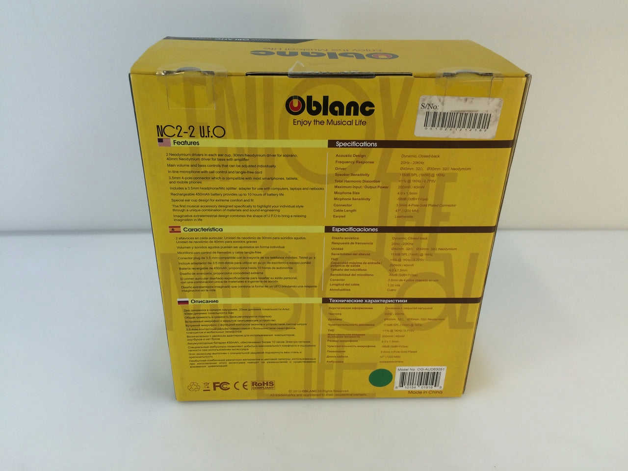 Syba OG-AUD63051 2.1 Amplified Stereo Gaming Headphone with Mic, Black