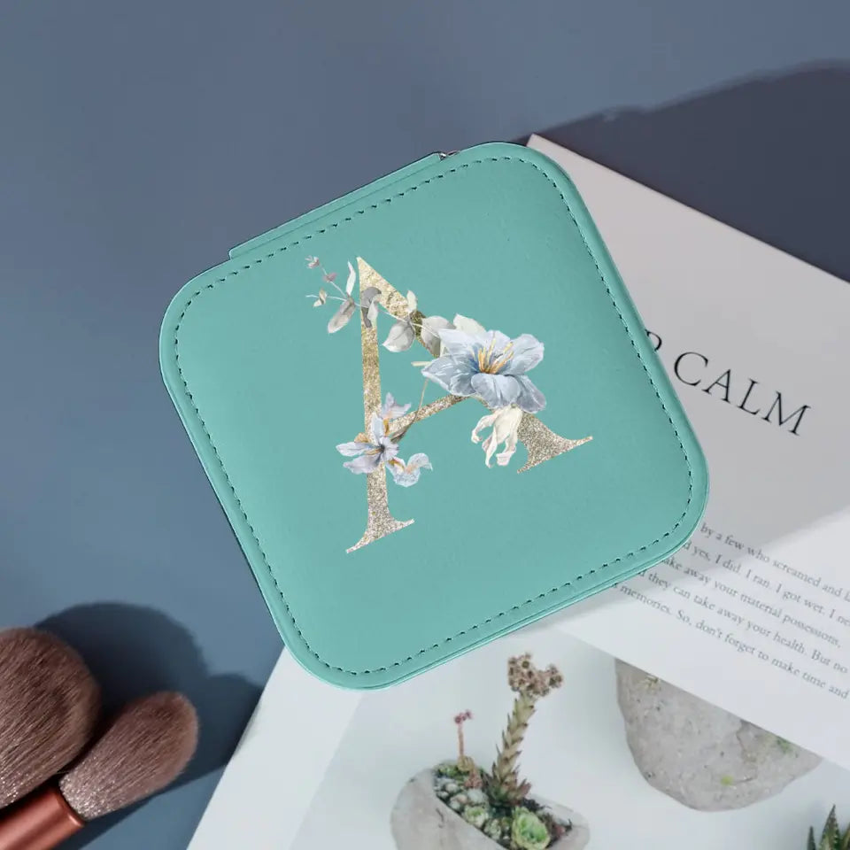 Custom Initials Jewelry Box Jewelry Organizer For Mom Mothers Day Gift For Bridesmaid