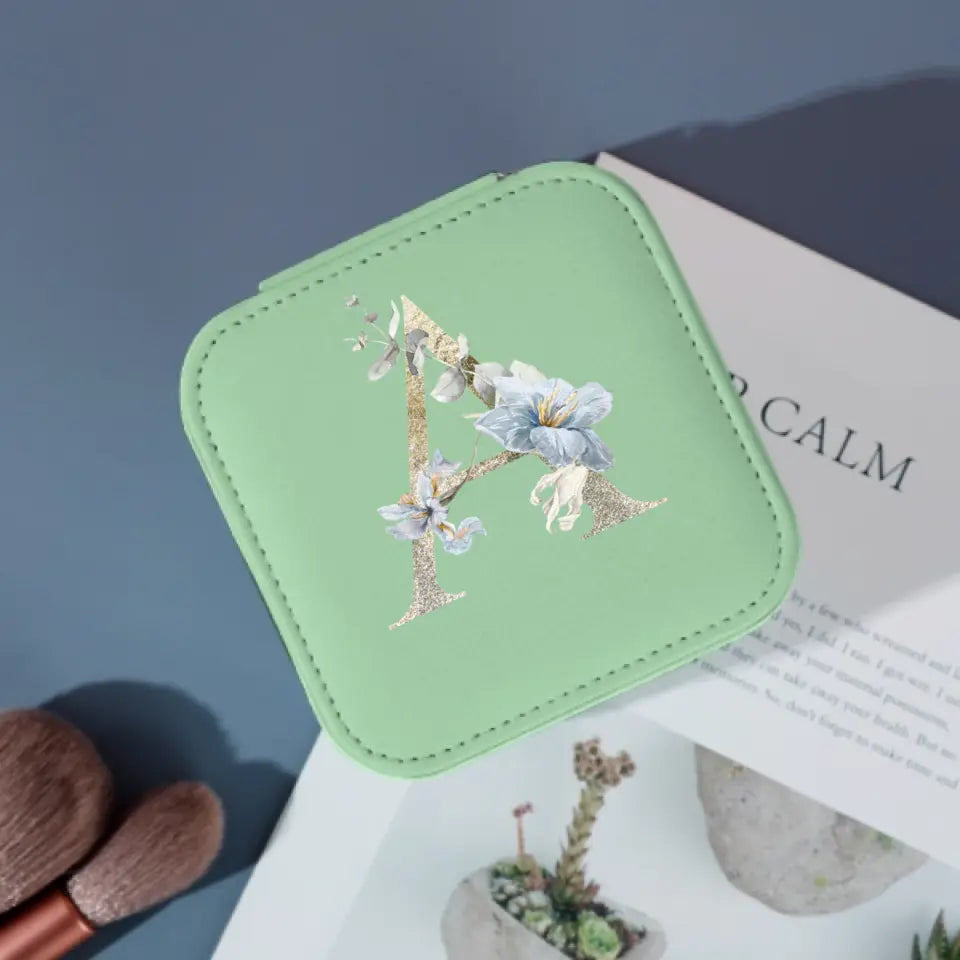 Custom Initials Jewelry Box Jewelry Organizer For Mom Mothers Day Gift For Bridesmaid