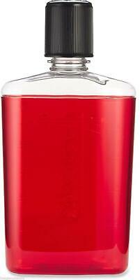 Nalgene Flask 12oz Ruby Red Drink Bottle - Slender, Lightweight & Leakproof