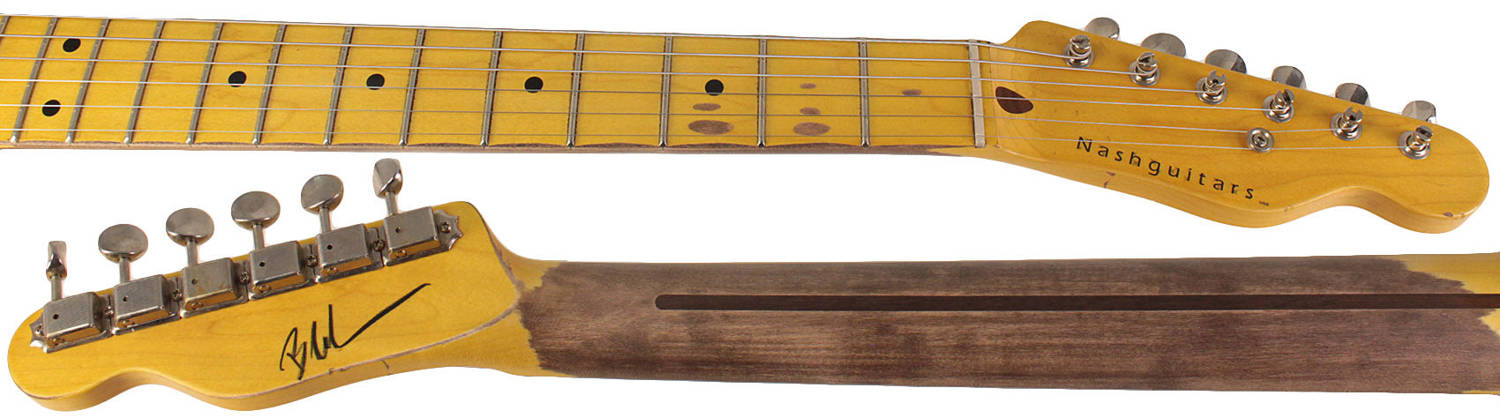 Nash GF-3 Gold Foil Guitar, Butterscotch Blonde, Light Aging